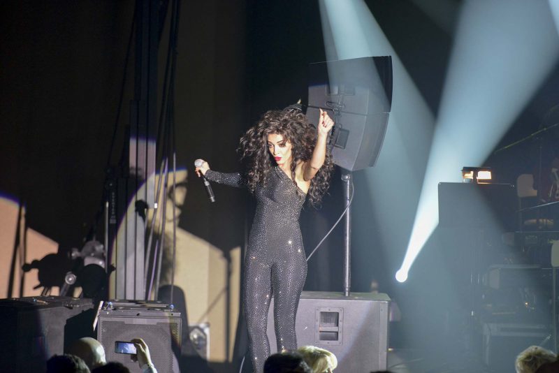 Eleni Foureira performing live photography at Paramount Conference & Event Venue in Toronto, Canada