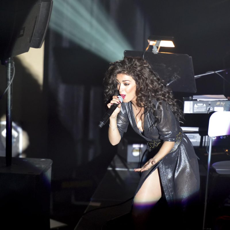 Eleni Foureira performing live photography at Paramount Conference & Event Venue in Toronto, Canada