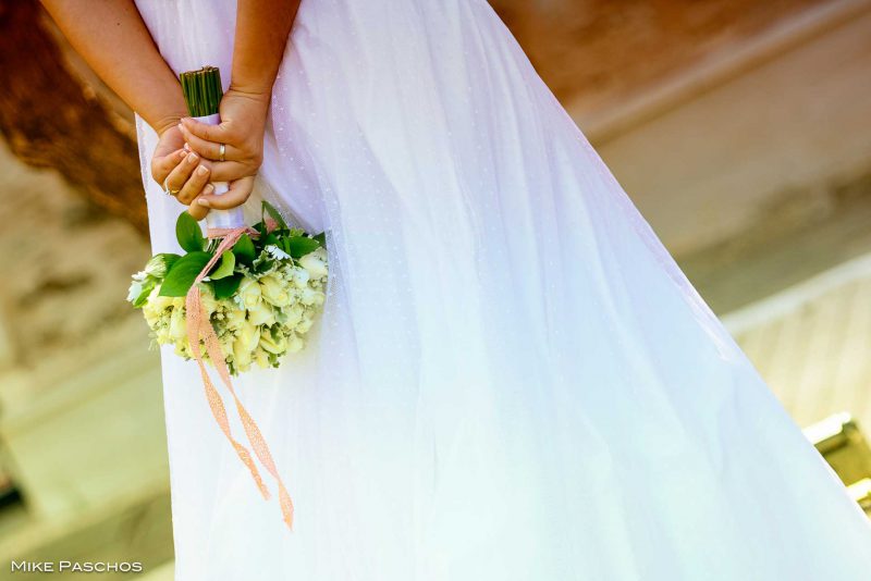 Bride's bouquet wedding photograph in Radom, Poland