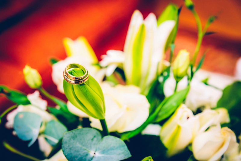 Bride's bouquet wedding photograph in Radom, Poland